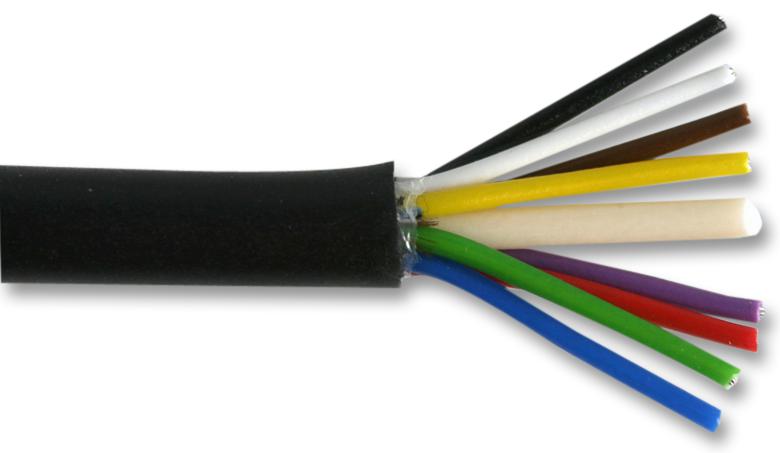 7000485 PRO POWER, Multicore Cable, Unscreened, 8 Core, 0.22 7000485 PRO POWER, Multicore Cable, Unscreened, 8 Core, 0.22