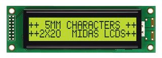 MIDAS DISPLAYS MC22005A6W-SPTLY