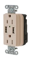 HUBBELL WIRING DEVICES SNAP15USBLA