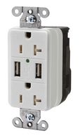 HUBBELL WIRING DEVICES SNAP20USBW