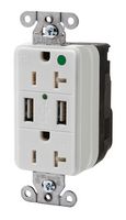 HUBBELL WIRING DEVICES SNAP8300USBW
